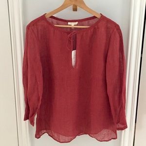 linen blouse - Eileen Fisher